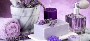 Lavendel-Kosmetik-Seife-Parfum